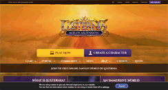 Desktop Screenshot of lusternia.com