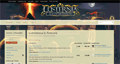 Desktop Screenshot of forums.lusternia.com